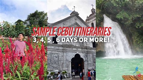 south cebu itinerary|SAMPLE CEBU ITINERARIES for 3, 4, 5, 6 Days .